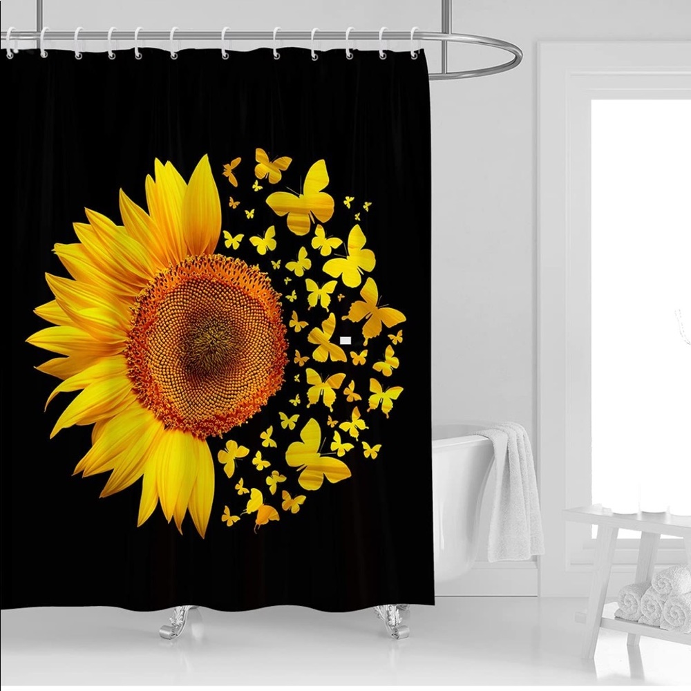 New Sunflower Shower Curtain 60x72